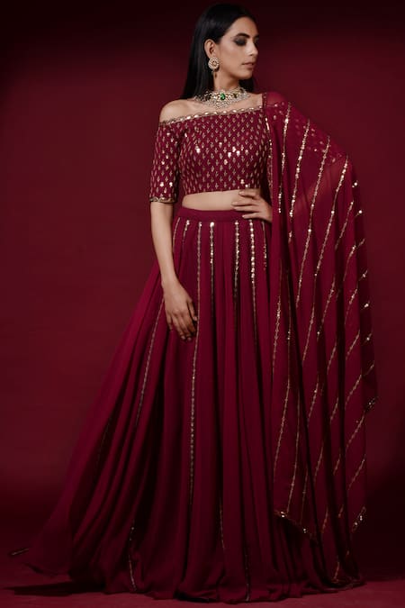 Vvani by Vani Vats Embroidered Gharara Set 
