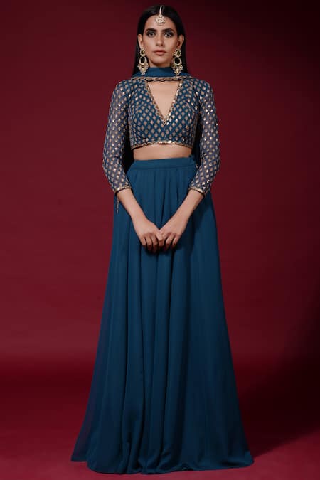 Vvani by vani vats Embroidered Gharara Set 