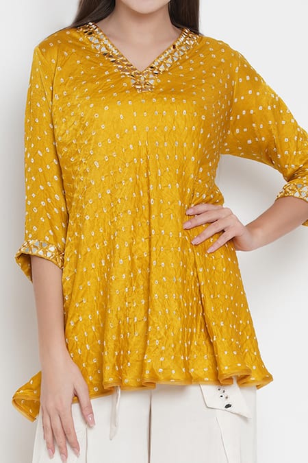 Twenty Nine Silk Bandhani Top 