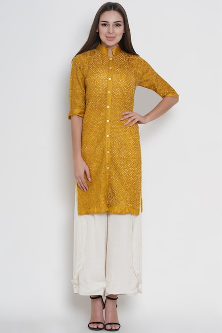 Twenty Nine Silk Bandhani Tunic 