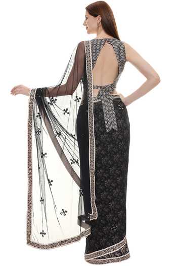 Soup By Sougat Paul Embellished Saree with Blouse 
