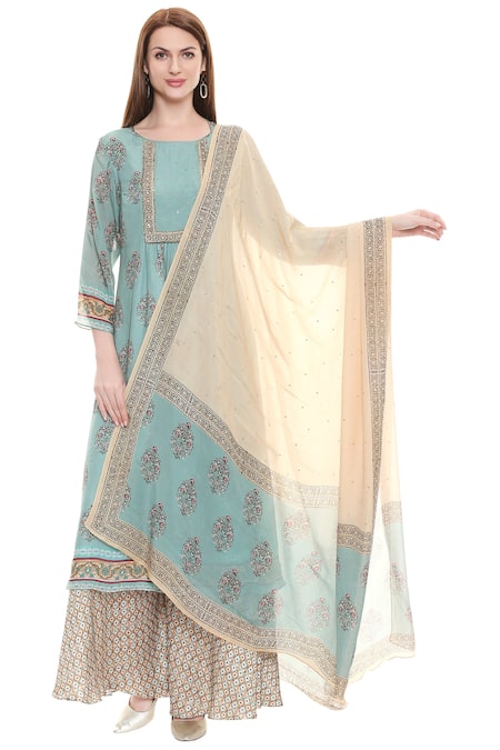 Soup By Sougat Paul Printed Kurta Palazzo Set 