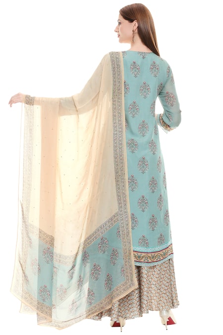 Soup By Sougat Paul Printed Kurta Palazzo Set 