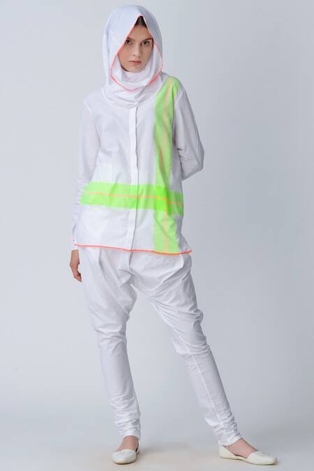 Rajesh Pratap Singh Handloom Cotton Hoodie Top 
