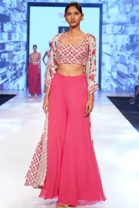 DiyaRajvvir Printed Jacket Pant Set 