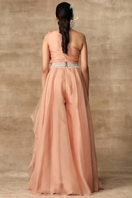 Ridhi Mehra Ruffle One Shoulder Jumpsuit 