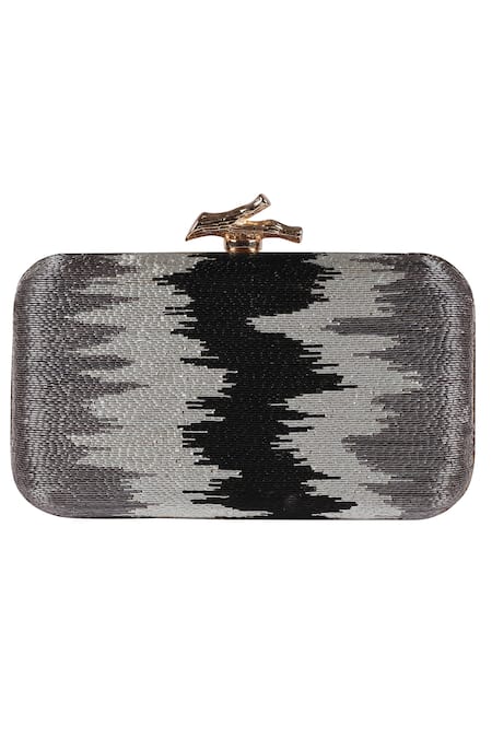 Durvi Embellished Box Clutch 