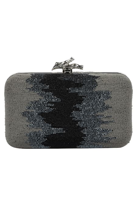 Durvi Embellished Box Clutch 