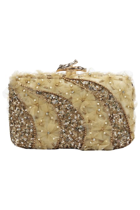 Durvi Embellished Box Clutch 