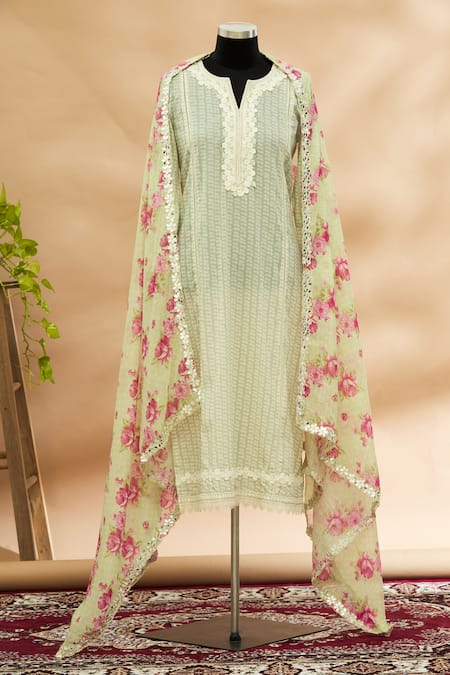 Aditi Beriwala Printed Kurta with Dupatta 