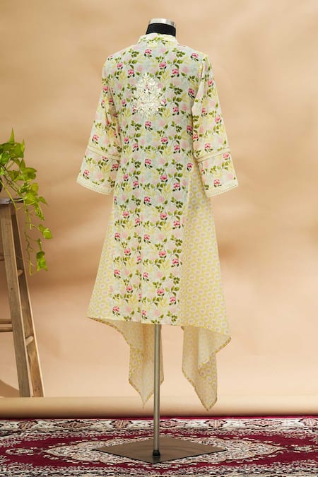 Aditi Beriwala Printed Asymmetric Kurta 