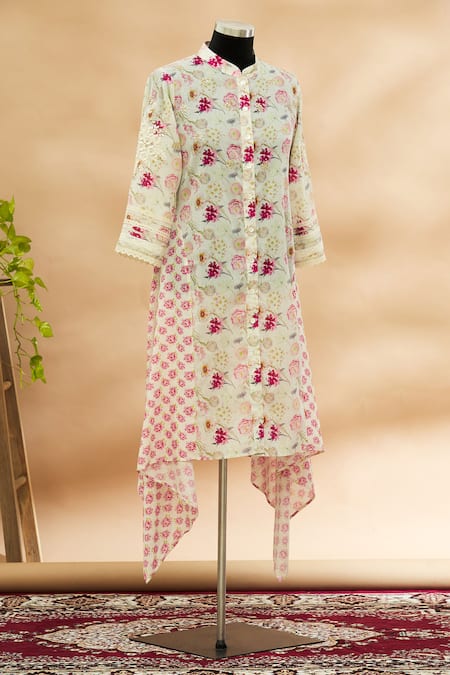 Aditi Beriwala Printed Asymmetric Kurta 