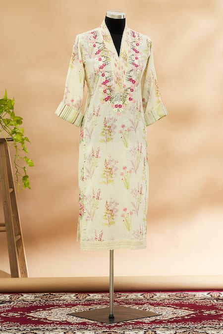 Aditi Beriwala Floral Print Kurta 