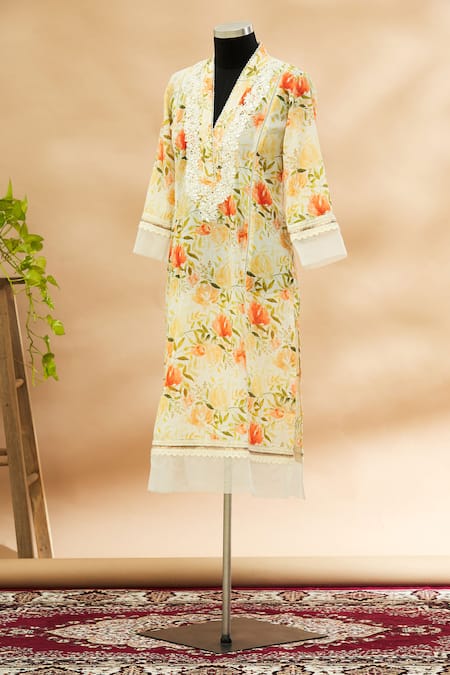 Aditi Beriwala Floral Print Kurta 