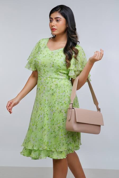 Buy_The House Of Ganges_Peach Sandra Vegan Leather Handbag_Online_at_Aza_Fashions