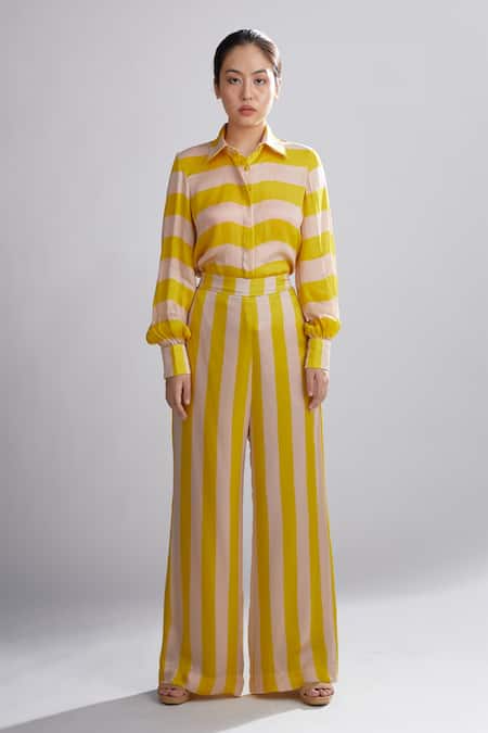 Koai Silk Striped Pant For Kids