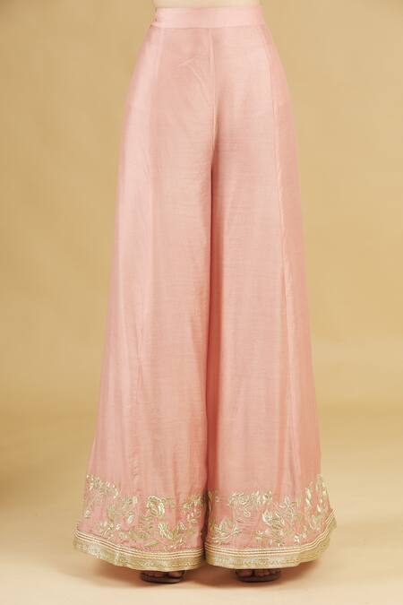 Shop Rahul Singh Purple Net, Chanderi Silk Embroidered Kurta Set Online at Aza Fashions Shop_Rahul Singh_Purple Net, Chanderi Silk Embroidered Kurta Set _Online_at_Aza_Fashions