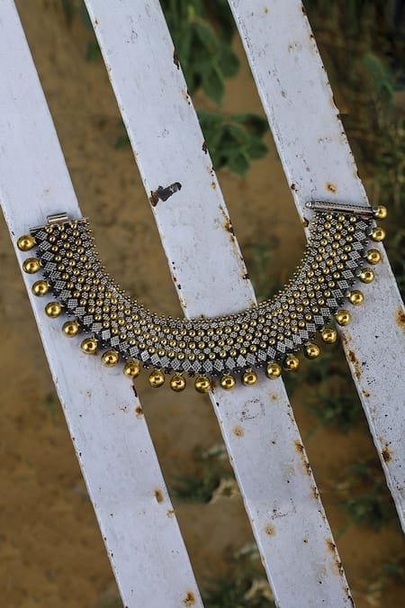 Sangeeta Boochra Handmade Bead Anklet 