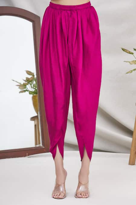 Shop Ekta Singh Green Silk, Velvet Round Kurta And Dhoti Pant Set Online at Aza Fashions Shop_Ekta Singh_Green Silk, Velvet Round Kurta And Dhoti Pant Set _Online_at_Aza_Fashions