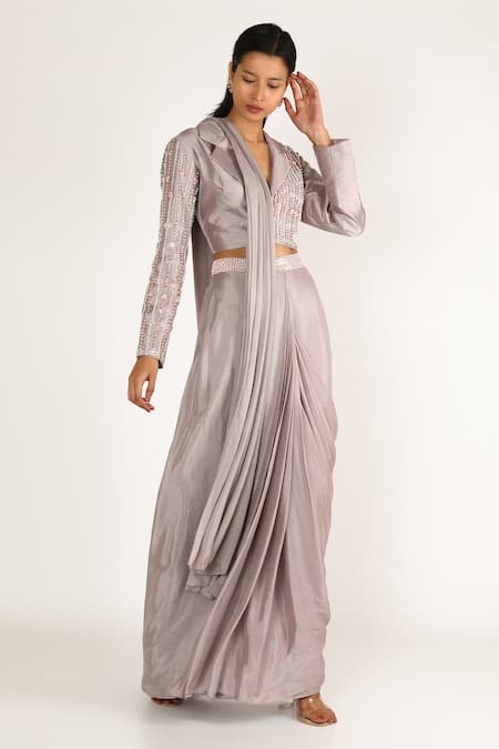 Masumi Mewawalla Pre-Draped Saree Set 