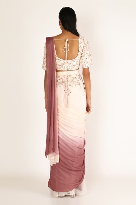 Masumi Mewawalla Pre-Draped Saree Set 