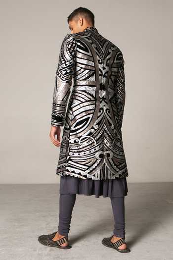 Siddartha Tytler Velvet Sherwani & Kurta Set 