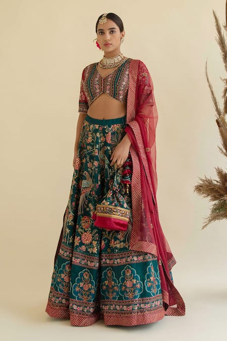 Kalista Hand Embroidered Lehenga Set 