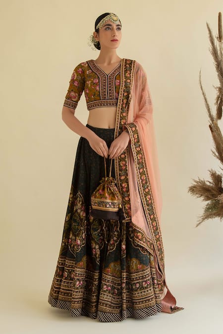 Kalista Hand Embroidered Lehenga Set 