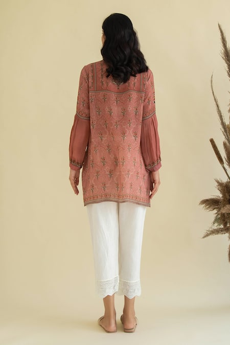 Kalista Floral Print Kurta & Pant Set 