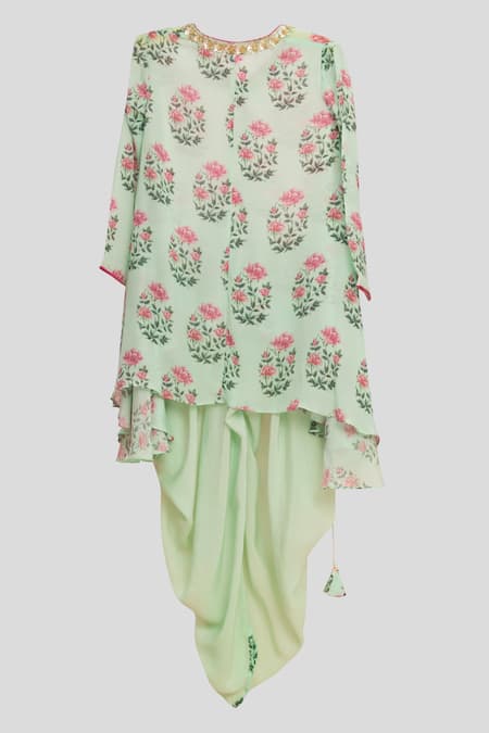 Nikasha Printed Kurta & Dhoti Pant Set 
