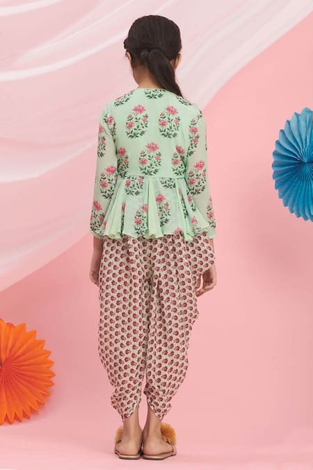 Nikasha Printed Kurta & Dhoti Pant Set 