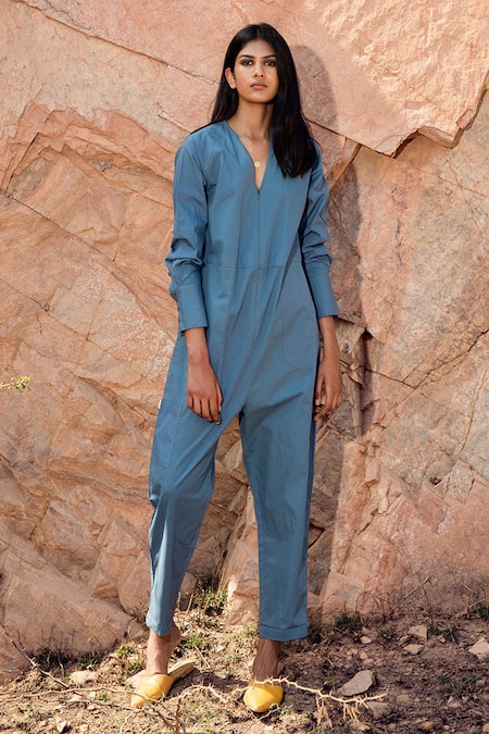 Kharakapas Zip-Front Jumpsuit 