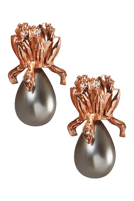 Outhouse Bead Nuit Stud Earrings 