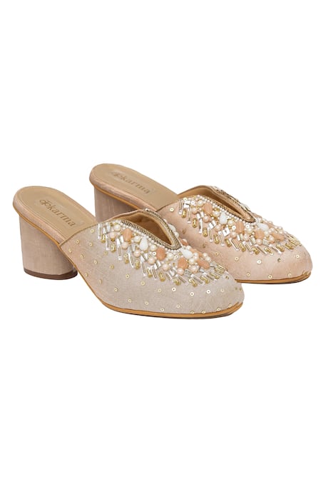 Kkarma Accessories Riwaayat Block Heel Mules 