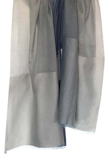 Shop Pashma Black Frayed Scarf at Aza Fashions Shop_Pashma_Black Frayed Scarf _at_Aza_Fashions