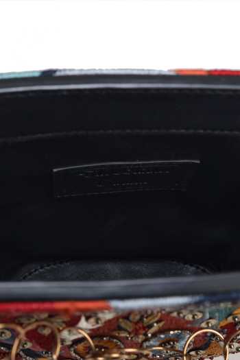 Buy_The Leather Garden_Multi Color Embroidery, Sequins Handbag _Online_at_Aza_Fashions