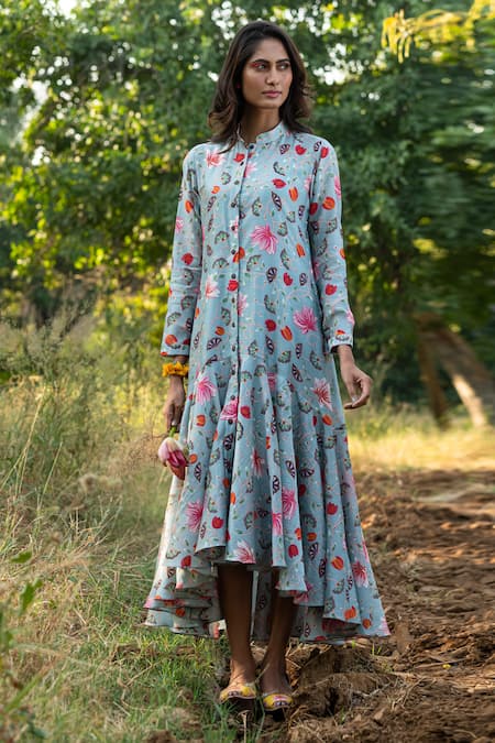 HashtagTrending Women Georgette silk dress material with heavy Banarasi  Dupatta – HashtagTrending Fashions