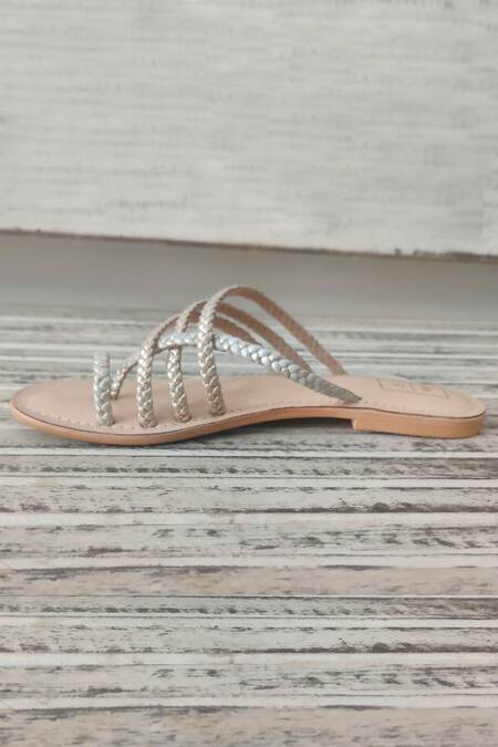 Shop Sandalwali Gold Grace Strap Sandals Online at Aza Fashions Shop_Sandalwali_Gold Grace Strap Sandals _Online_at_Aza_Fashions