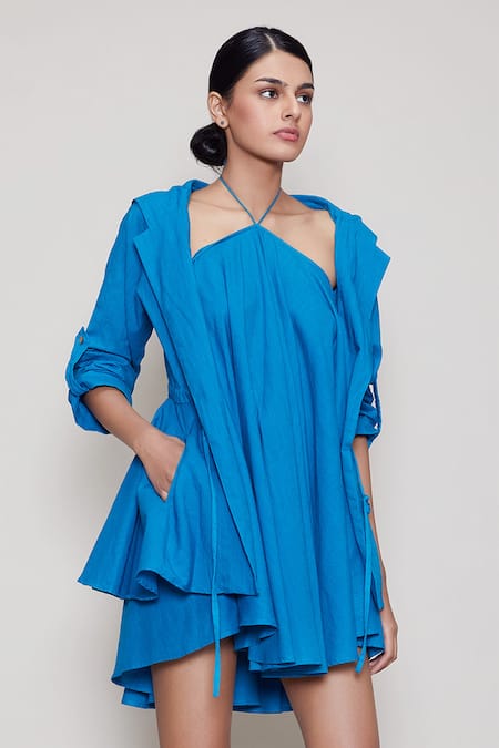 MATI Backless Halter Dress & Jacket 