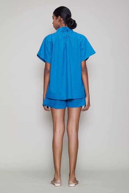 MATI_1 Cotton Shirt & Shorts Set 