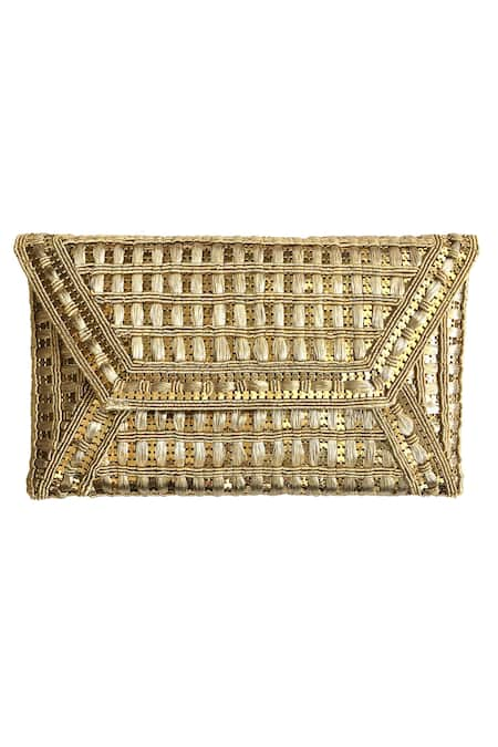 Kokommo Woven Como Flap Clutch 