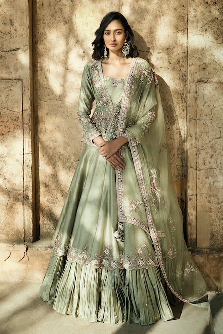 MATSYA Chanderi Lehenga Set 