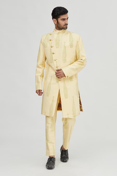 Gaurav Katta Printed Sherwani & Pant Set 