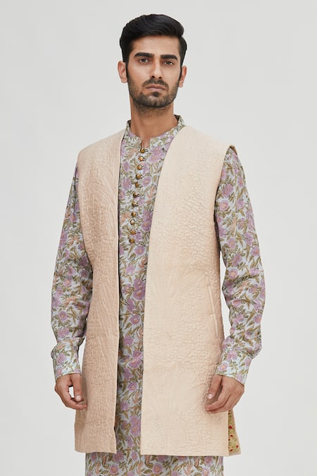 Gaurav Katta Silk Quilted Jacket 