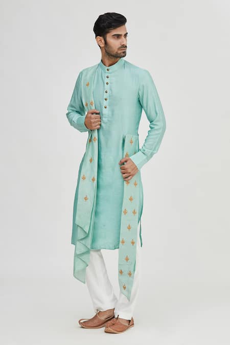 Gaurav Katta Embroidered Draped Kurta 