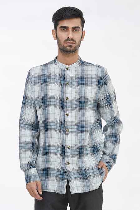 Gaurav Katta Checkered Shirt 