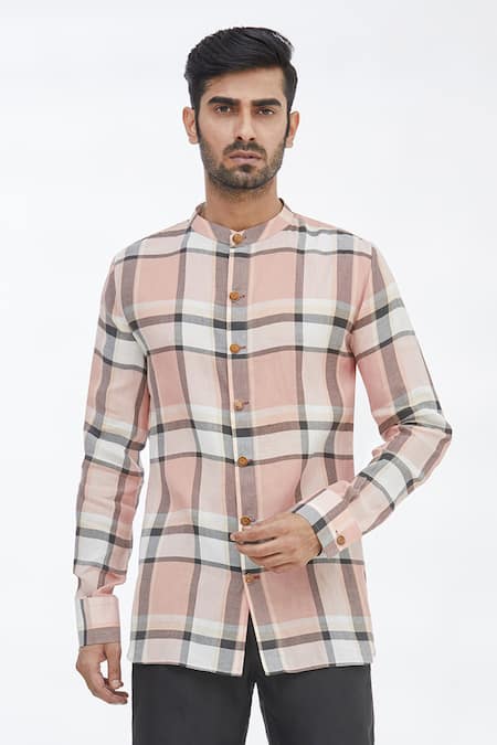 Gaurav Katta Checkered Shirt 