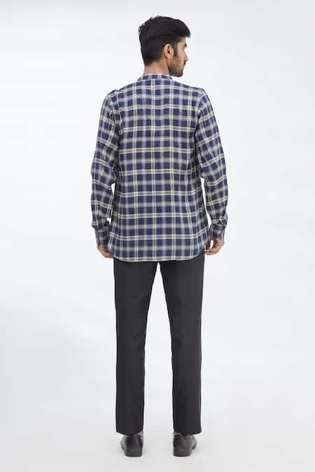 Gaurav Katta Checkered Shirt 