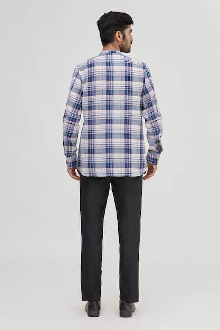 Gaurav Katta Checkered Shirt 