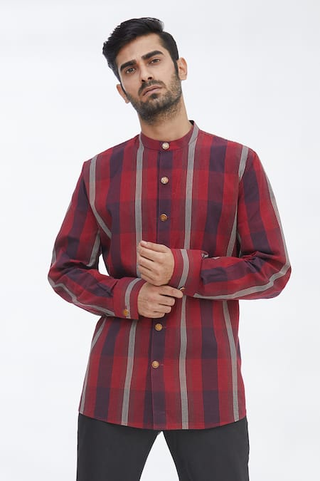Gaurav Katta Checkered Shirt 